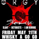 Orgy returns to the historic Whisky A Go Go! May 11th, 2018